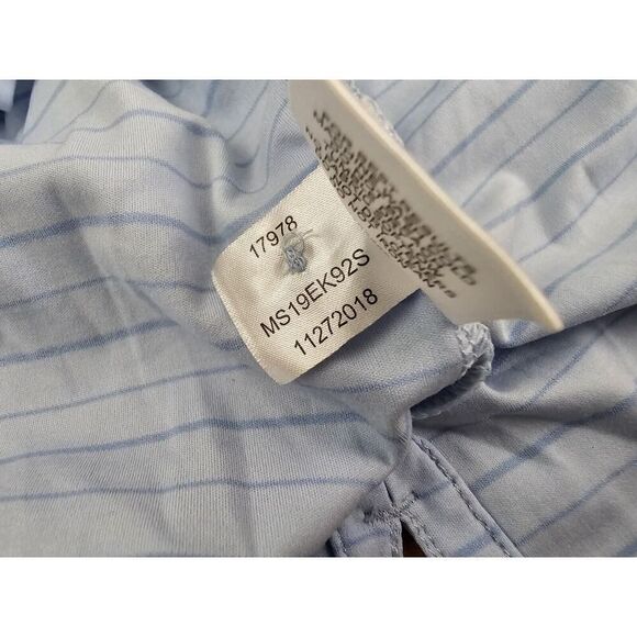 Peter Millar Featherweight Golf Polo Shirt Men’s Size XL Blue Striped - Picture 13 of 16